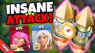 Rocket Backpack Made This Super Archer Attack INSANE (TH18) | Clash of Clans