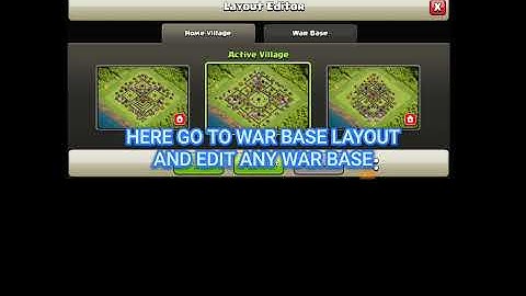 GET WAR BASE LAYOUT TO YOUR HOME VILLAGE | EPIC MYTH | CLASH OF CLANS