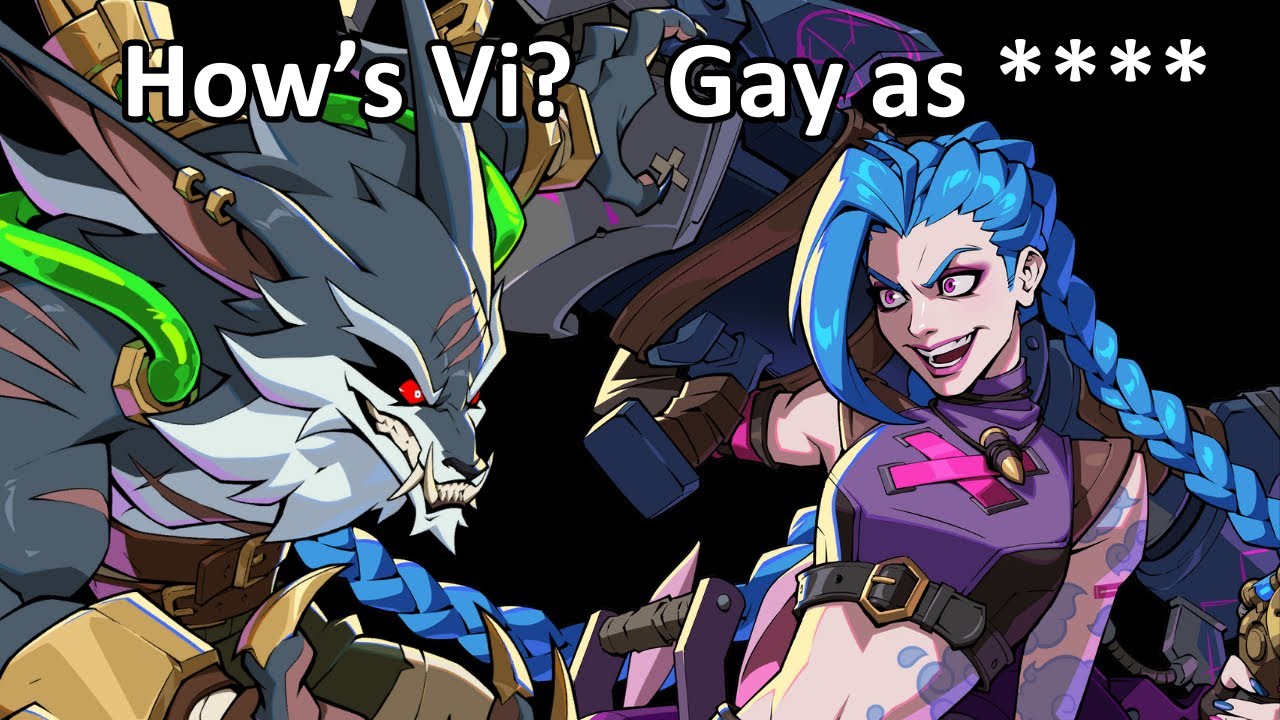 2XKO Взаимодействие Уорвика, Джинкс и Ви (голосовые линии)