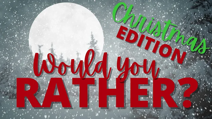 Would you rather | CHRISTMAS EDITION | ESL English
