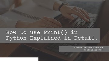 Python print Function Explained — Beginners Must Watch!  |  How to Use print in Python.