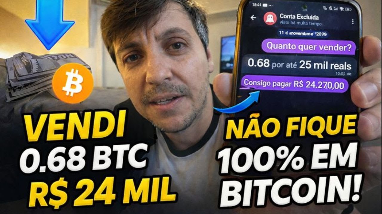 NÃO VALE A PENA FICAR 100% EM BITCOIN