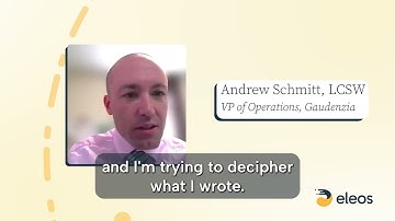 From Overwhelmed to Empowered: How Eleos Transforms Clinical Documentation