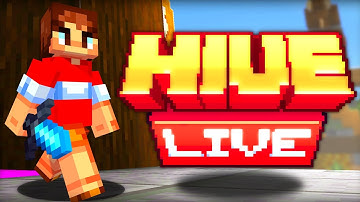 🔴 HIVE LIVE WITH VIEWERS + Custom Servers + Parties! JOIN UP|Grind to 1070!