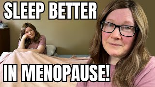 14 Tips to sleep better in menopause. How to improve insomnia in menopause.