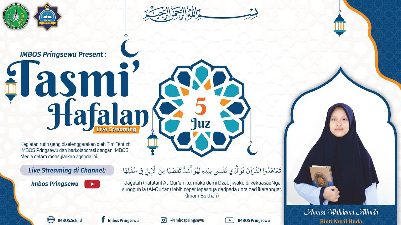 Tasmi' Hafalan 5 Juz II Annisa Wahdania Alhuda