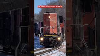 Cn Train L561 With Gp40-2Lw At Kishwaukee St. In Rockford, Il, 20230314