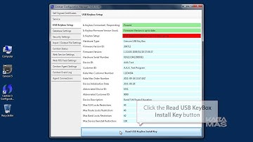 CenTran 5 Configuration Manager - Setup Keybox
