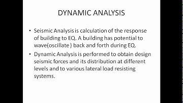 Response spectrum method-introduction