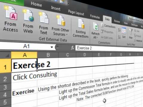 Selected Shortcuts - Excel University Volume 1