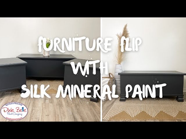 Create This Flawless Black Painted Furniture Using Mineral Chalk