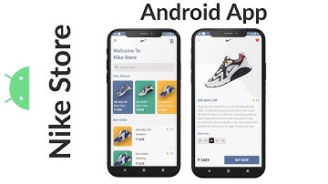 Nike Store Android App | Android Studio Tutorial