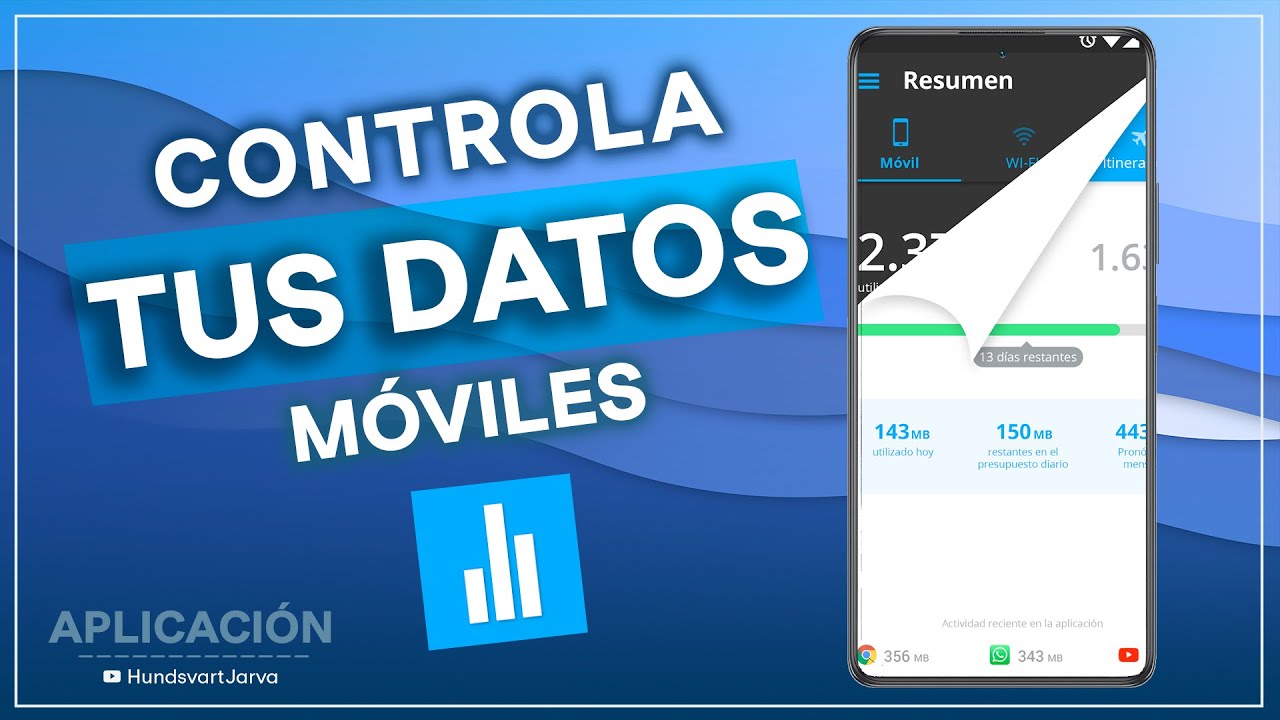 MY DATA MANAGER | CONTROLA TU CONSUMO DE DATOS MOVILES | WIDGET @HundsvartJarva