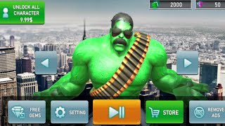 Monster Rope Hero - Hulk, Spider, Thor Superhero in Crime Simulator Games | Best Android GamePlay screenshot 5