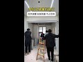 Finished assembling in ten minutes, the customer was shocked. #Foldable door at the staircase