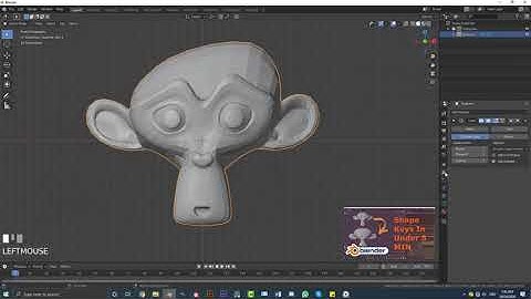 Easy Way To Learn Shape Keys In less Then 5 Mins Blender