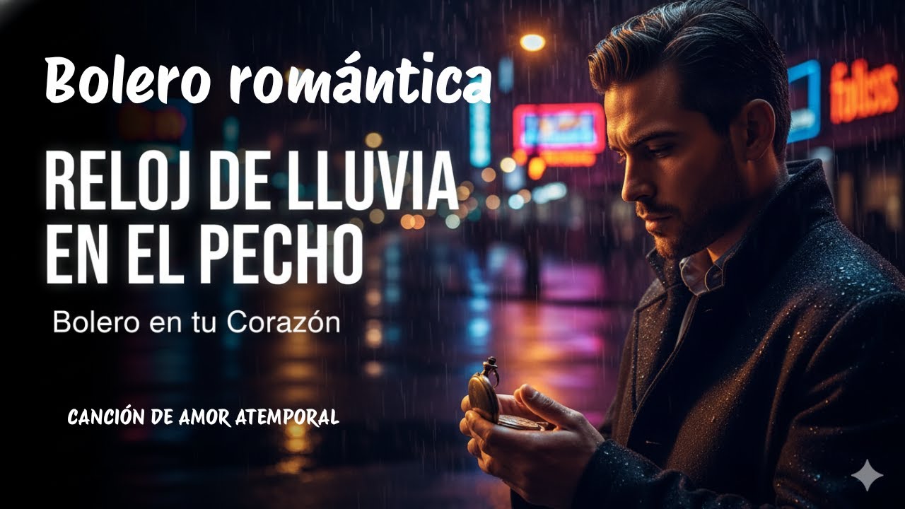 Reloj de Lluvia en el Pecho (Bolero Romántico) | Desamor, Noche y Nostalgia – Bolero en tu Corazón