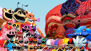 NEW SMILING CRITTERS POPPY PLAYTIME CHAPTER 3 VS ALL SONIC TAPES FAMILY (Garry