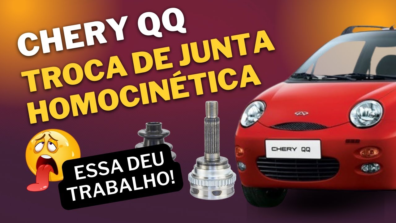 Chery QQ Troca da Junta Homocinética. Veja como fazer quando não soltar do eixo.