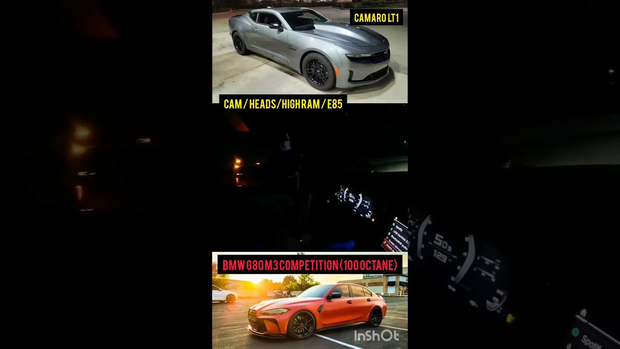 BMW G80 M3 COMPETITION VS LT1 CAMARO HEADS / CAM / HIGH RAM 
