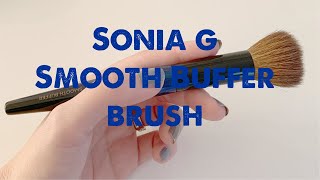 Sonia g smooth buffer brush review and demo. First impression.