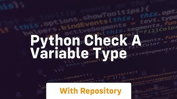 python check a variable type