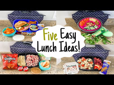 5 TASTY Cold Lunchbox Ideas Quick Easy Recipes for Work School