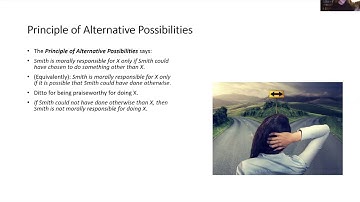 Free Will and the Principle of Alternative Possibilities
