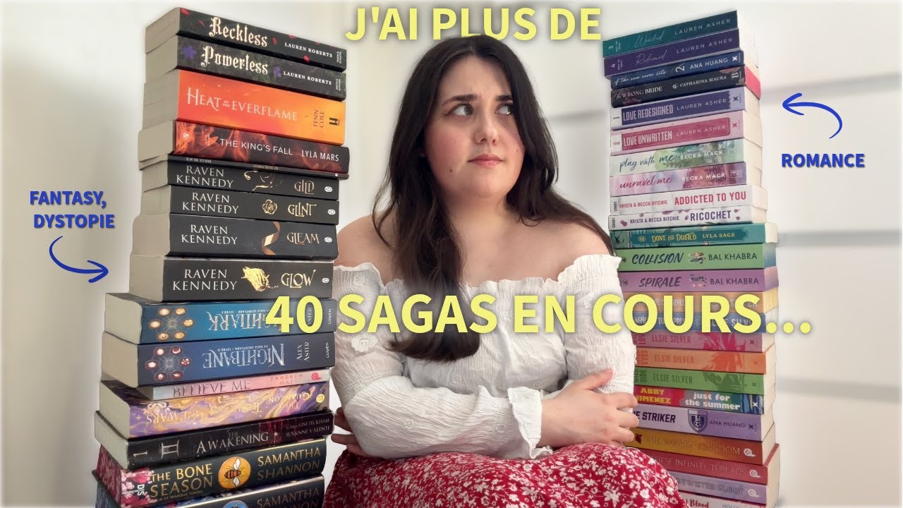 J'AI PLUS DE 40 SAGAS À TERMINER...😨 (objectif : réduire ce nombre !!!)