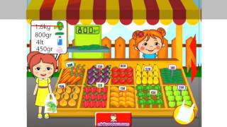 LILI BAZAAR AND CASHIER - SUPERMARKET GAME - LILI GAMES - KIDS GAME | ClassY Kids Games screenshot 1