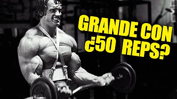 ¿Se puede ganar masa muscular con repeticiones altas?