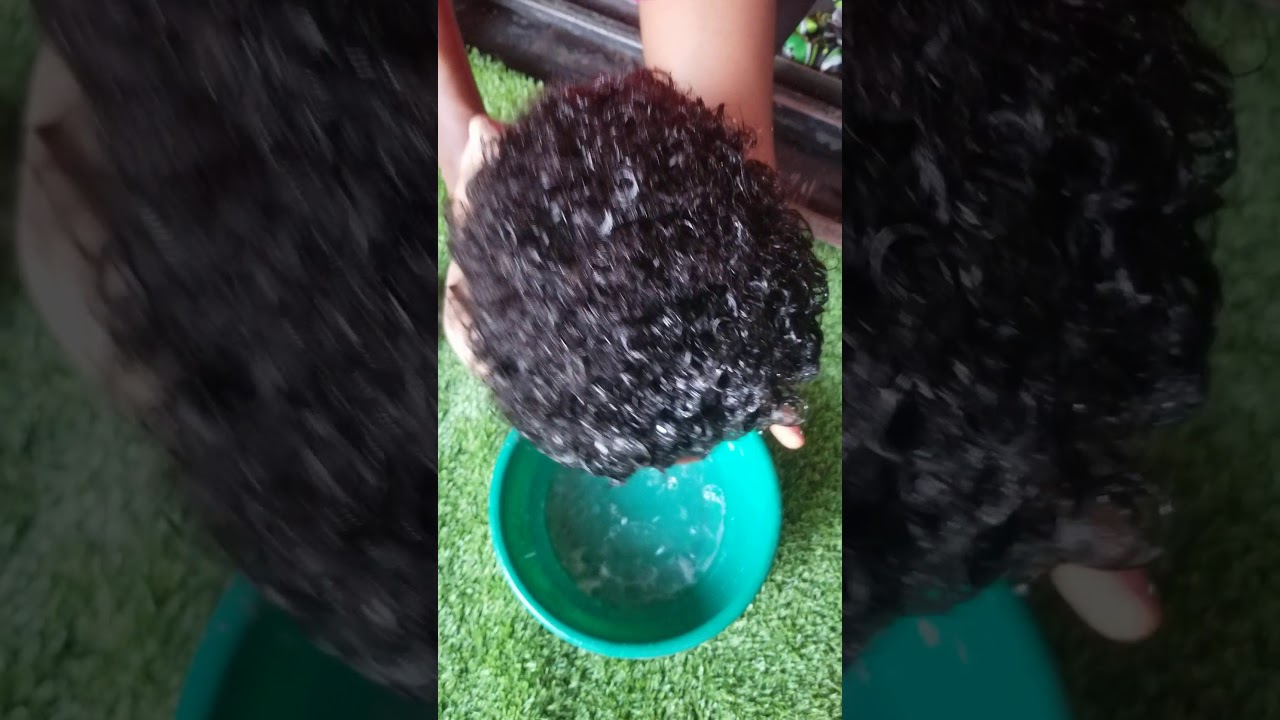 how to maintain Jerry curl wig YouTube