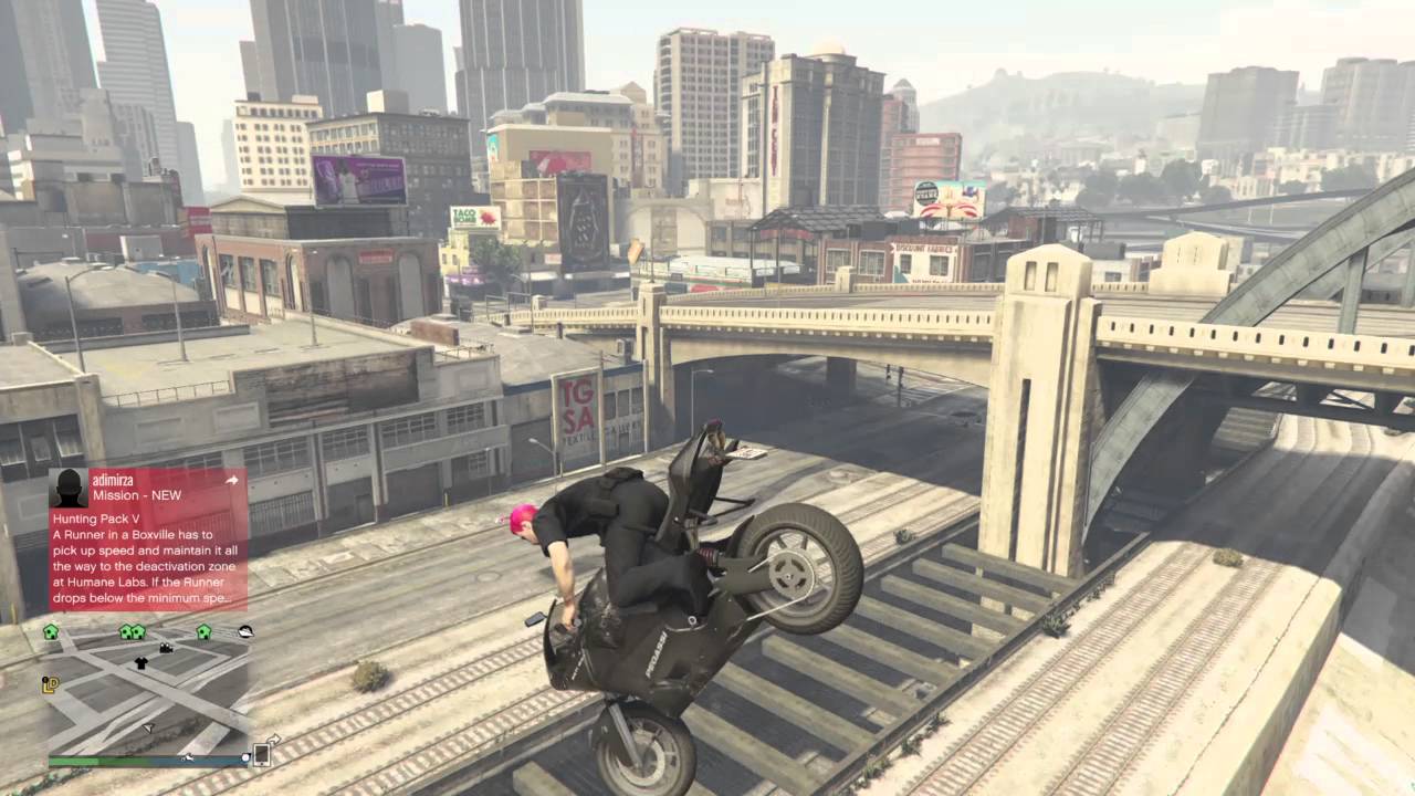 Sewer stunt gta 5