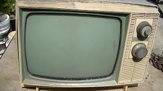 1965 Zenith Black and White Television Resurrection