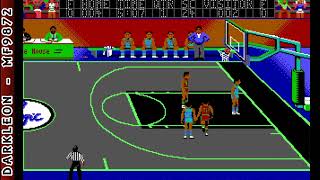 Magic Johnson's Fast Break © 1989 Mastertronic - PC DOS - Gameplay