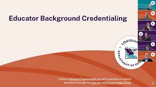 Certification Monthly Call May 2026