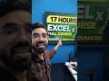 Excel Complete Course Today 7 PM 🔥 | 17 Hours Excel Training
