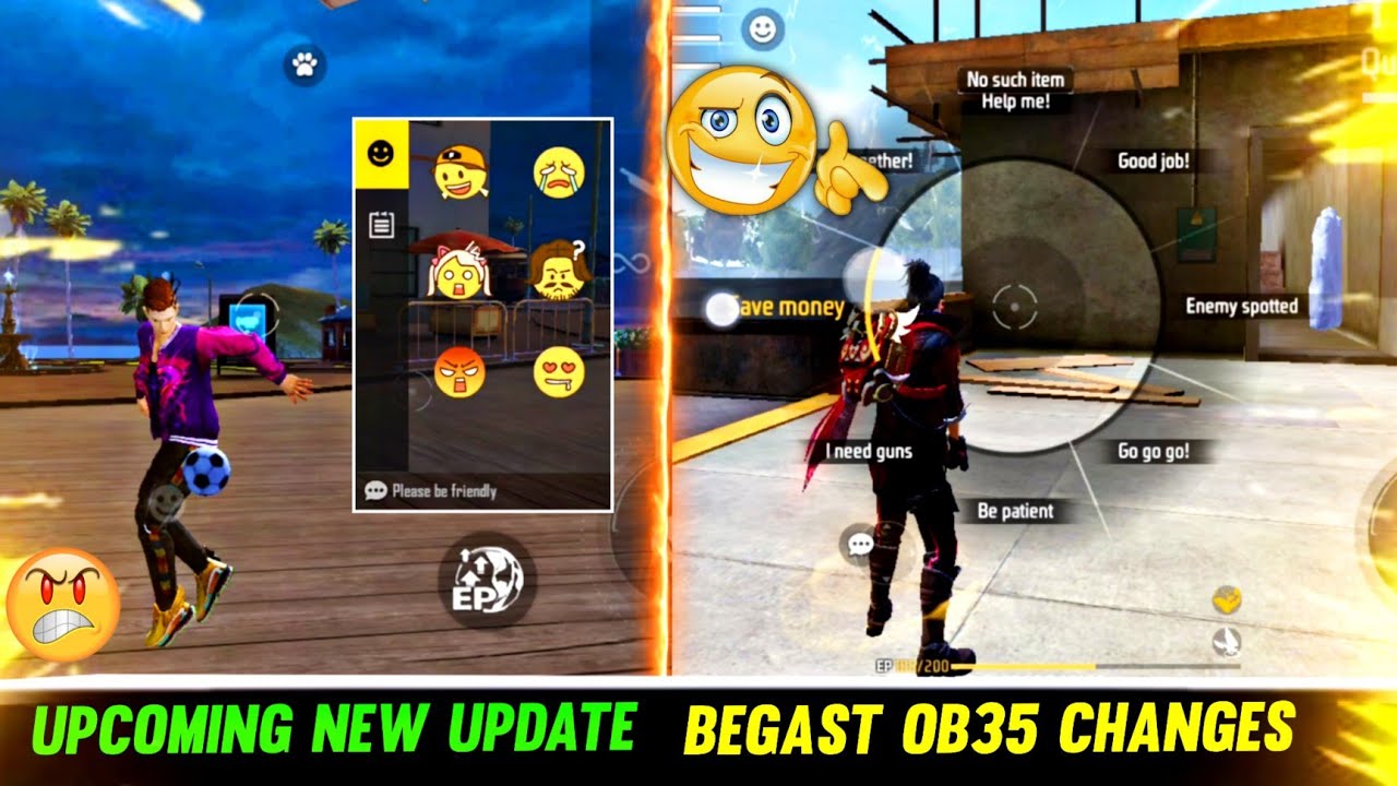 OB35 Update New Changes || 1.01 % Players Notice That Upcoming update changes Garena Free Fire 💞