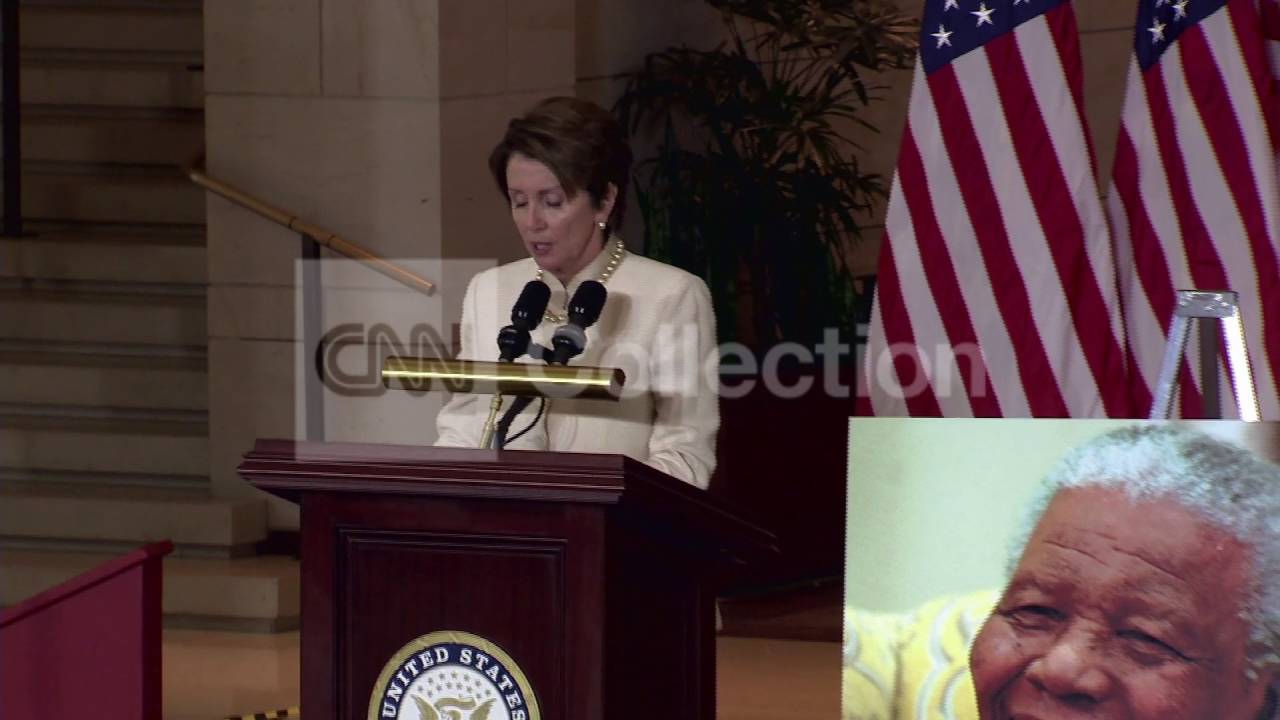 DC:CONGRESS MANDELA BDAY-PELOSI- LEGACY