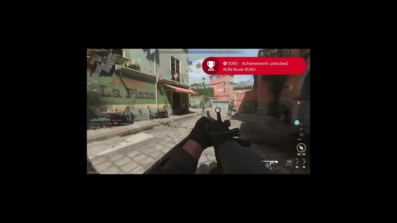RUN Noob RUN!! MW2 Achievement #shorts