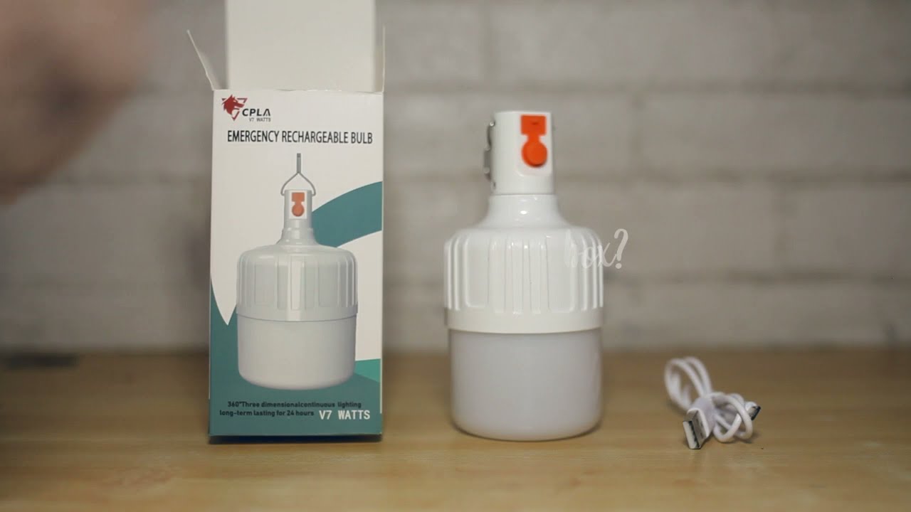 Emergency Rechargeable Bulb 7 watts