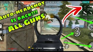 ☠️ Auto-headshot Is Back ! Free Fire Battlegrounds 2019 New auto-headshot Trick working all guns2019 screenshot 3