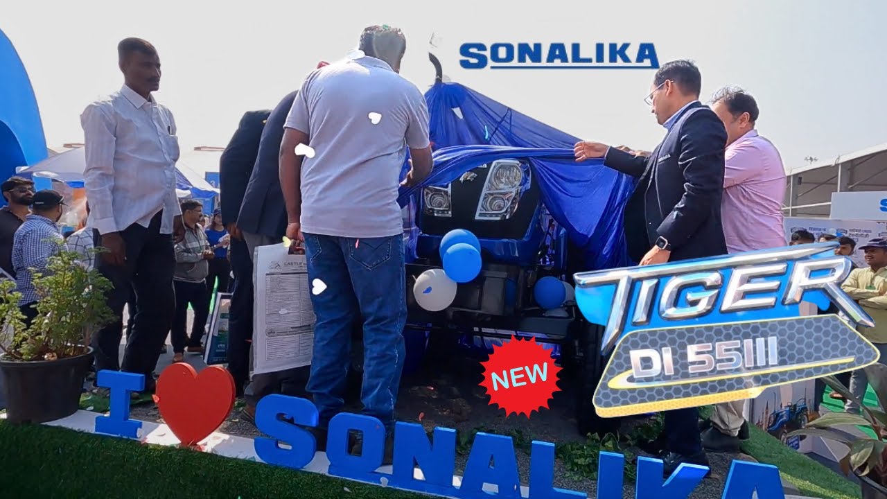 Sonalika Tractors ki New Launch !! Tiger DI 55 III !! Kisan Expo 2023