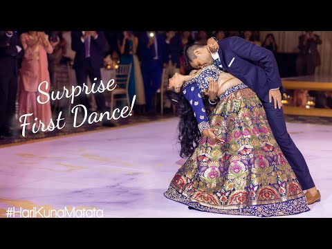 Bride and Groom Entrance Becomes Surprise First Dance!