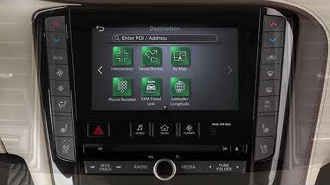 2022 INFINITI QX55 - Setting a Destination (if so equipped)