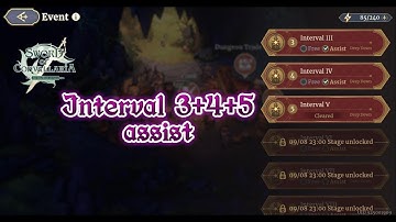 Sword of Convallaria - Deep down challenge stage Interval 3+4+5 assist
