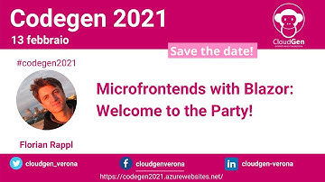 Microfrontends with Blazor Welcome to the Party!