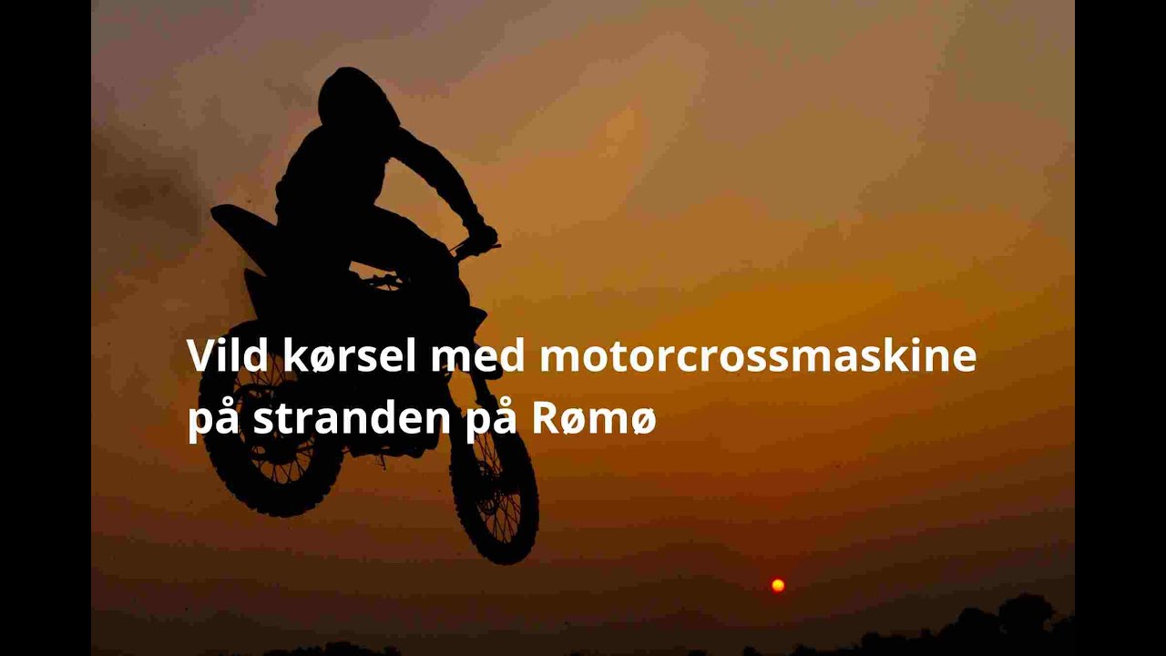 Rømø: Vild motorcross-kørsel på stranden ved Lakolk søndag eftermiddag