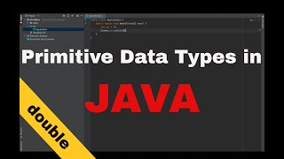 Primitive Data Types in Java - double