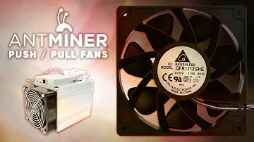 ASIC Push Pull Fan Configs (Antminer Z9 mini / Blackminer F1) Mining Temperature